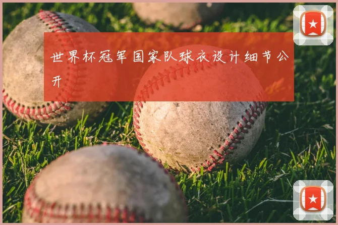 世界杯冠军国家队球衣设计细节公开